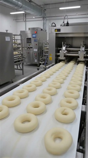 How Donuts Are Made in a Factory 🍩 | Amazing Donut Manufacturing Process #factorytour #automation