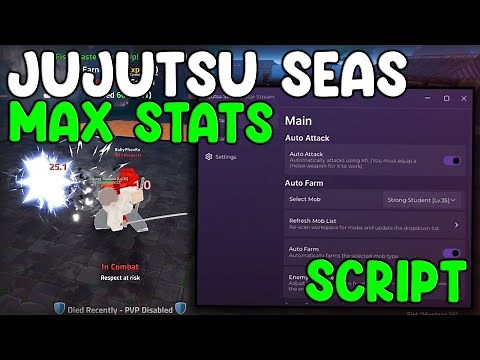 [🔔NEW] Jujutsu Seas NEW Script Auto Farm, Max Stats, Kill Aura - Roblox 2025