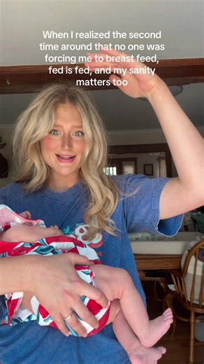 A gentle reminder that every feeding journey looks different, and a healthy, happy baby is always the goal. My poor girl was reacting to cow’s milk protein through my breastmilk, and after weighing my options, I decided to switch to formula instead of completely eliminating dairy from my diet. It was the right choice for our family, and she’s been doing so much better. 🤍 And if your baby isn’t reacting to anything at all, you’re still allowed to switch. You don’t need a “good enough” reason to 