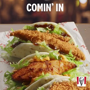 Pepper Mayo & Supercharge be seen on our $2 Sliders... talk about saucy | KFC