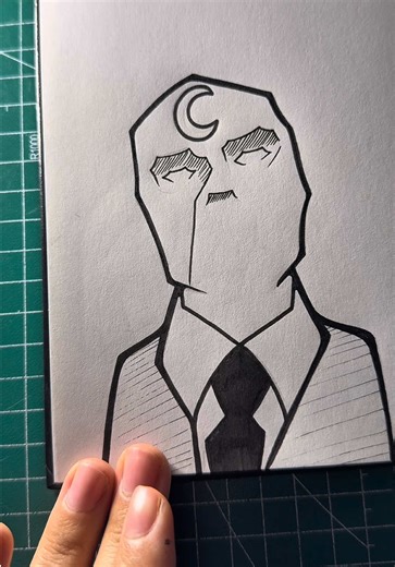 Moon Knight Drawing Tutorial | ArtTok