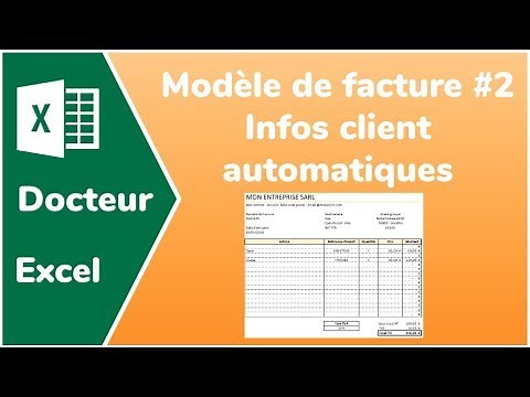 Créer une facture automatique avec import des clients - Docteur Excel