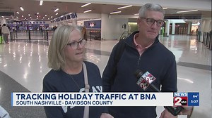 Tracking holiday traffic at BNA