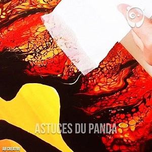 17K views · 481 reactions | Simple technique de peinture acrylique pour dessiner un magnifique tableau Partenaire : AB Creative : https://www.youtube.com/c/ABCreativeofficial | Astuces du Panda | Facebook