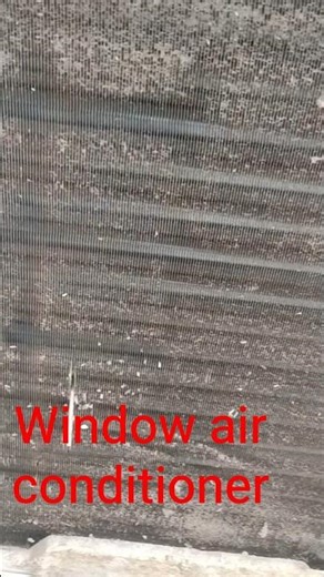 window air conditioner cleaning process #airconditioner #cooling #ac #desi #hott #aircooler #acunit
