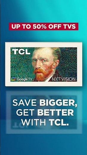 TCL NXTVISION TV On Sale Up To 50% Off