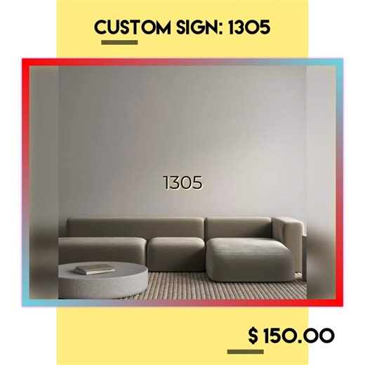 This sign will have everyone saying “That’s so me!” 😍✨ Our Custom Sign: 1305 is not just a piece of decor; it’s a reflection of your unique personality! Crafted to perfection, this stunning sign adds a touch of elegance to any space and sparks joy with every glance. Perfect for your home office, living room, or as a heartfelt gift, it fits right into your daily routine while making a memorable statement. Transform your walls into a canvas of inspiration and invite positivity into your life! 🎨�