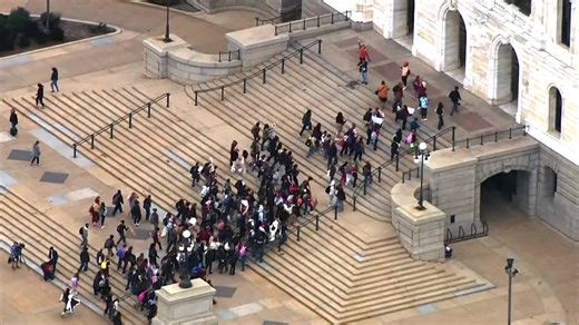 Students at more than 30 schools stage walkouts to call attention to gun policy