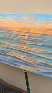 Shades of Serenity, my new oil painting, size 60x120cm, available @highlight #saart #oilpainting #sealovers #seascapepainting #seascape #seapainting #painting #seaart | Olga Prykova