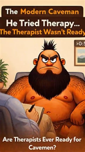 The Modern Caveman - 👉 He Tried Therapy… The Therapist Wasn’t Ready. #shorts