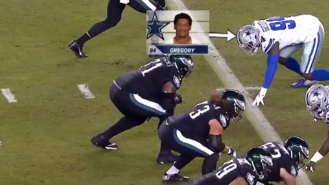law nation sports: dallas cowboys randy gregory 2018 technique breakdown