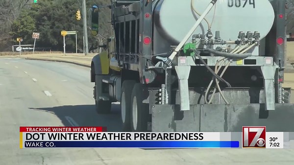 NCDOT winter weather preparedness