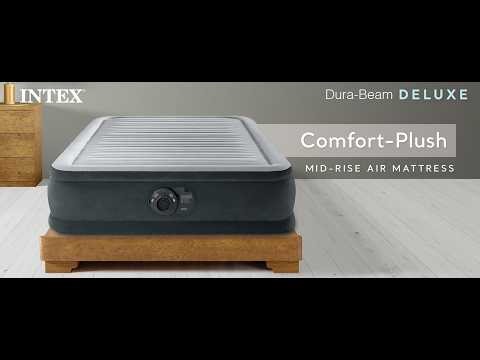 Intex 64417ED Queen Air Mattress Review 🛏️ Built-In Pump & Plush Comfort
