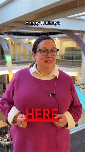 J. Willard Marriott Library on Instagram: "No matter where you are in your student journey, success starts HERE at the Marriott Library! Happy holidays and happy New Year…we’ll see you next semester! ⛄️❤️ #UofU #MarriottLibrary #UniversityofUtah #HappyHolidays #Library #HolidayVideo"