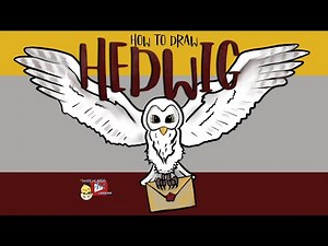 How to draw Hedwig - Snowy White Owl