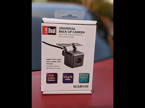 How to connect a Dual XCAM-100 backup camera to a Pioneer AVH-120 stereo