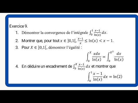 Analyse 2: Exercices corrigés sur les #intégrales généralisées