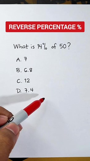 Reverse Percentage??? #percentagetricks #mathtricks #civilserviceexam #mathreview #TeacherGon | Ako si Teacher Gon