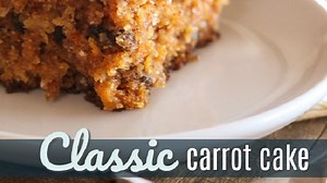 This Classic Carrot Cake recipe uses crushed pineapple to give the cake a rich, moist texture. Smooth cream cheese frosting gives it just the right balance of sweetness. A true classic recipe passed down in our family for years. If you’re looking for the perfect carrot cake, look no further! https://www.favfamilyrecipes.com/classic-carrot-cake/ | Favorite Family Recipes