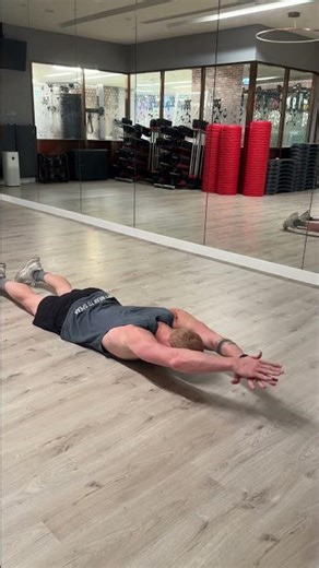 Improve your shoulder health with these Snow Angels. #swimming #rotatorcuff #mobility