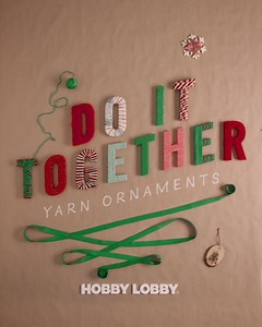 32 reactions · 13 shares | Little hands love making yarn ornaments. Find supplies, and 50% off Christmas, at your local Hobby Lobby®. | Hobby Lobby | Facebook