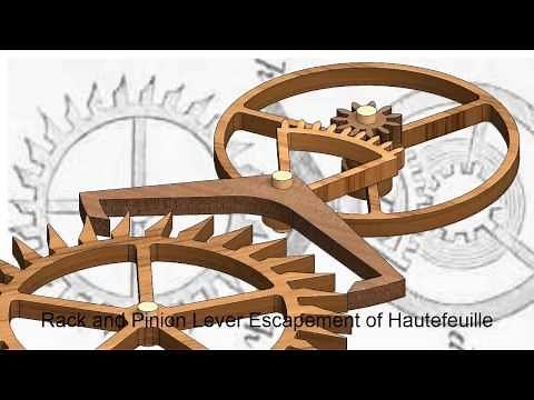 Rack and Pinion Lever Escapement of Hautefeuille