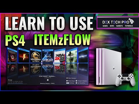 Learn PS4 ITEMzFLOW