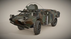 Playeruknown's Battlegrounds: BRDM 2 - 3D model by Kamil Nowicki (@kamilnowicki)