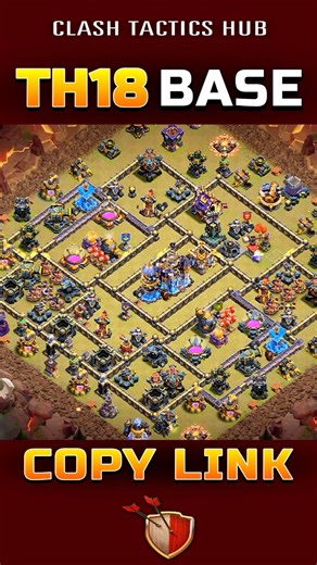 Th18 Best Waf Base Layout's! #shorts