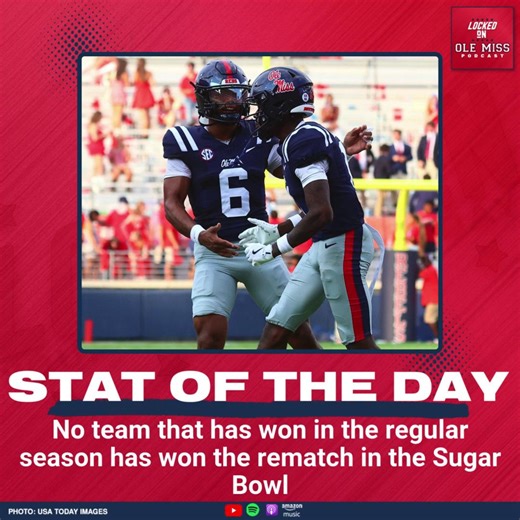 Steven Willis on Instagram: "History in on the Ole Miss Rebels side when they face the Georgia Bulldogs in the Sugar Bowl. Major Ole Miss vs LSU 1960 Sugar Bowl vibes."