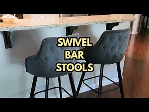 Comfortable Swivel Bar Stools with High Back - My Review
