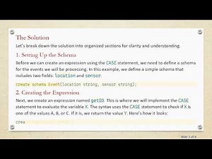 Using CASE Statements with Esper EPL
