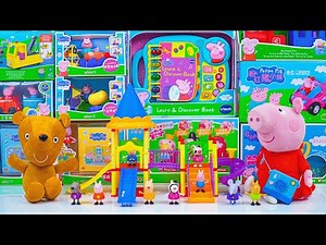 Peppa Pig Toy Collection Unboxing Review | Peppa Pig Slide Playground & Peppa Pig Plush Toy