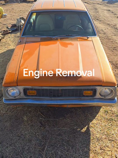 Removing the Inline 6 Engine from a 1972 AMC Gremlin