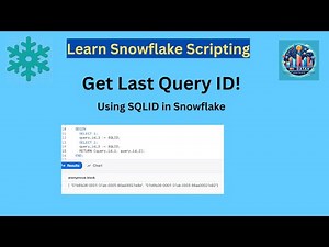 How to Retrieve the Last Query ID in Snowflake Using SQLID