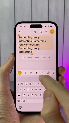 How to Highlight Text in the Notes on the iPhone
