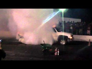 Chevy 2500 HD Explodes Tire- Burnouts Gone Wild