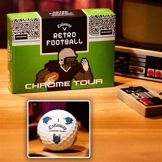 Game on! 🏈 Take your game back to the glory days with Chrome Tour Retro Football. | Callaway Golf