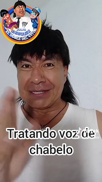 Haciendo la voz de Chabelo en Veracruz