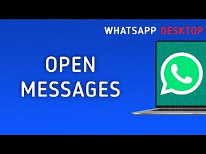 How To Open Whatsapp Messages Using Whatsapp Desktop On PC