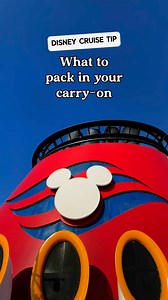 What to pack in your carry on 🛳️Disney Wonder is back in Aussie waters so I wanted to share some tips we learned from our time sailing ✨First of all, you’re up for a magic time! Lulu is still raving about it. Once you check in you won’t see your luggage for a little while (until your room is ready) so you’ll want to take a carry on bag with your essentials. For me, that’s swimwear, hat, sunscreen, camera, chargers, medication, cash (for tips) and credit card, toiletries, a change of clothes for
