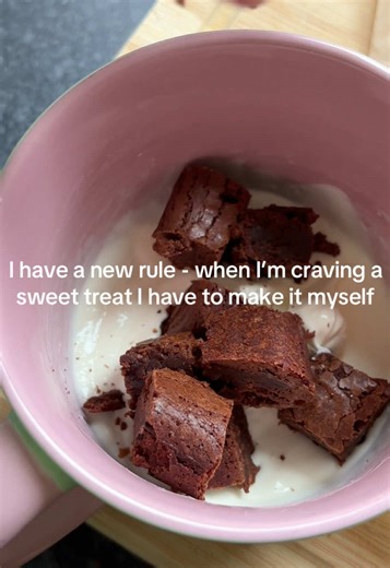 If I make it myself it somehow doesn’t feel so unhealthy hehe, but I also know exactly what goes into it so in some ways it is?? #sweettreat #homebaking