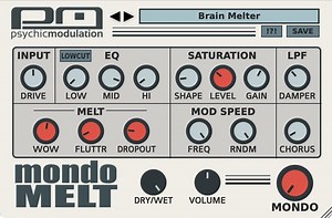 Psychic Modulation releases MondoMelt lo-fi effect plugin