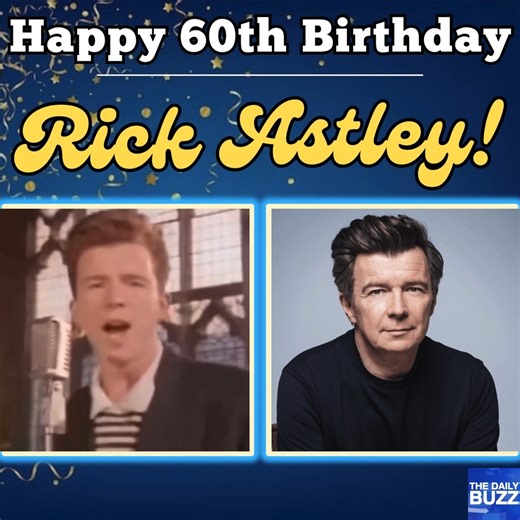 No, you're not being Rickrolled! #RickAstley is celebrating his 60th birthday today! Fun Fact: Rick started his music career as a tape operator and ‘teaboy’ at London's PWL studios in the mid ‘80s. He learned about the recording process and was later discovered by songwriter/producer Pete Waterman, who signed him to a deal. Rick released his debut album in 1987, and the song ‘Never Gonna Give You Up’ topped the charts in more than 25 countries, including the U.S. and U.K. And of course, it’s now