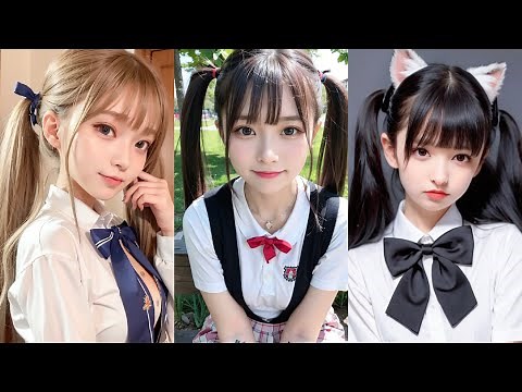 【ツインテール】かわいい女の子まとめ【AI】