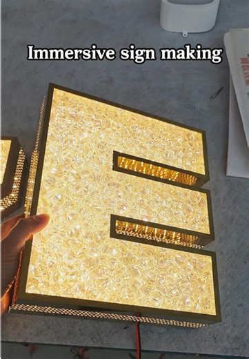 Immersive Light Sign Production Techniques