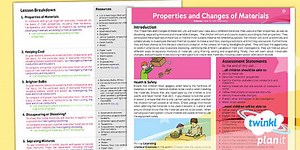Science: Properties and Changes of Materials: Year 5: Medium-Term Plan