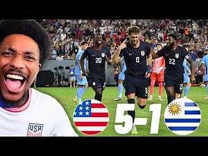 THE USMNT HAS ARRIVED 🇺🇸 GIVE US SPAIN NEXT 😈| USA 5-1 Uruguay LIVE Reaction