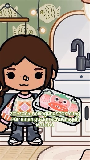 ୧‧₊˚✨🍓Strawberry matcha Tutorial🍵 ◡̈ #tocaboca #tocalifeworld #aestethic #toca #matcha #fypシ