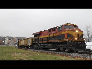 KCS 4780 w/ BNSF Power Leads Freight, Davenport, IA